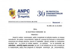 Ce spune seful Comisariatului pentru Protectia Consumatorului Sud-Muntenia despre facturile intarziate de Electrica