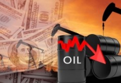 Prețul petrolului este în scădere, iar bursele resimt șocul, după ultimele date anunțate în SUA