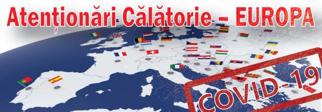 DOCUMENT Lista cu statele considerate cu risc epidemiologic: Marea Britanie rămâne în zona roșie