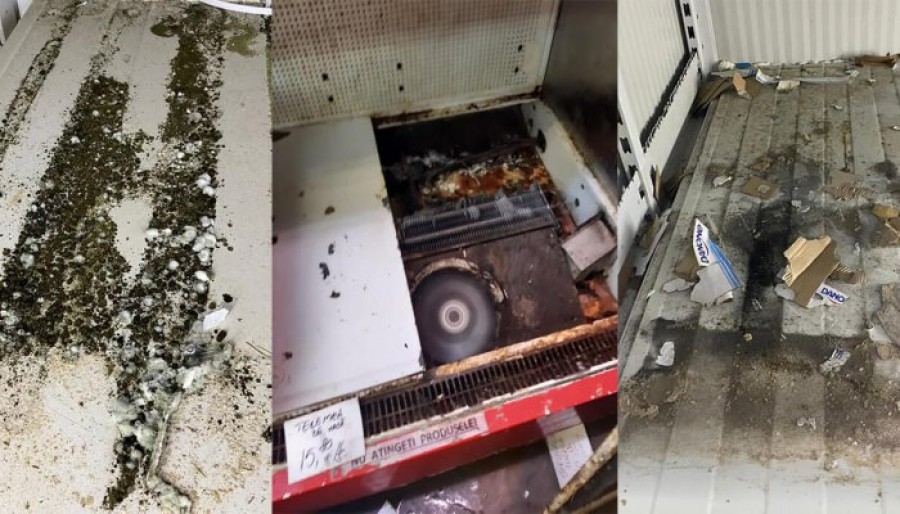 Piața "La Cocoș” din Ploiești, închisă de ANPC din cauza mizeriei (FOTO)