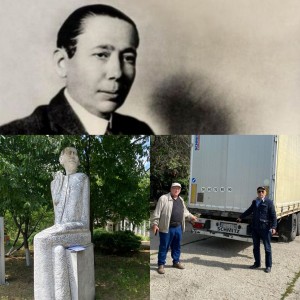 Statuia ridicată în memoria lui Nicolae Titulescu a pornit, azi, spre Chisinau