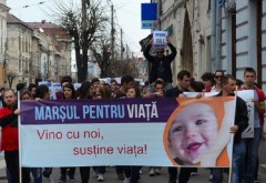 Marş împotriva AVORTURILOR la Ploieşti
