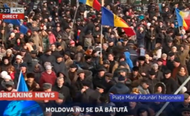 LIVE VIDEO. Protest impresionant la Chisinau