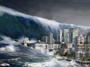 APOCALIPTIC: Cel mai mare tsunami inregistrat vreodata - 518 metri!