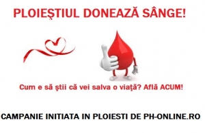 Ph-online.ro lanseaza campania &quot;Ploiestiul doneaza sange!&quot;. ACUM e nevoie de tine!