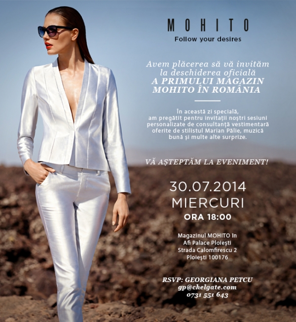 Primul magazin de haine MOHITO din Romania se deschide in Ploiesti! Vezi unde