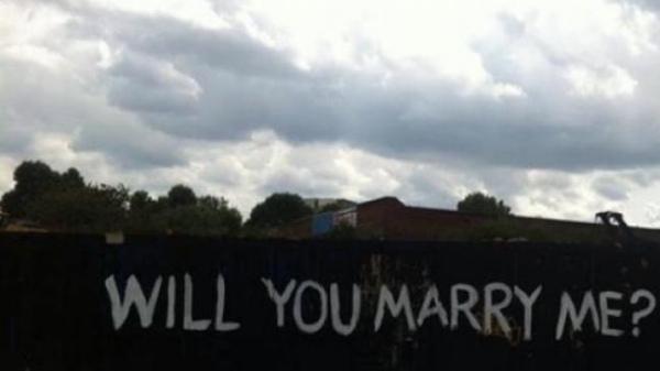 Cererea în căsătorie care face înconjurul globului FOTO 