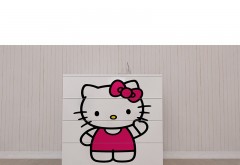 Comoda Pentru Copii cu Sertare Hello Kitty