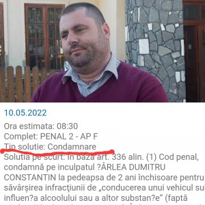 Bomba! Primarul PNL din Lapoş, Dumitru Țîrlea, condamnat la 2 ani de inchisoare cu suspendare