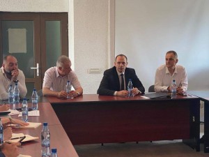 Conducerea IJP Prahova, intalnire de lucru cu prefectul Virgiliu Nanu si subprefectul Draganescu