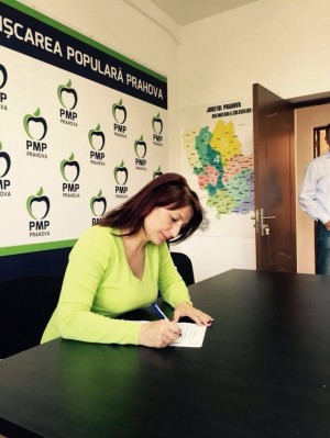 Catalina Bozianu (PMP) a semnat angajamentul pentru EDUCATIE