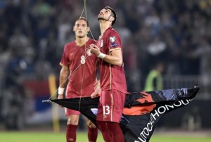Meciul Serbia - Albania a fost întrerupt definitiv din cauza incidentelor
