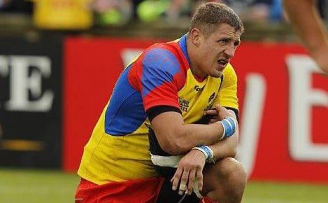 Mihai Macovei, căpitanul naţionalei de rugby, a fost suspendat două săptămâni
