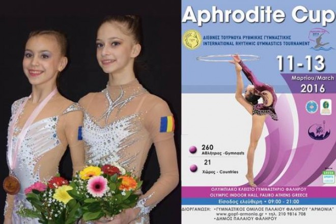 Gimnastele de la CSM Ploiești, apreciate la “Aphrodite Cup”!