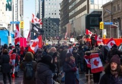 A 10-a zi de proteste masive in Canada, impotriva vaccinarii obligatorii. Primarul capitalei a declarat stare de urgență