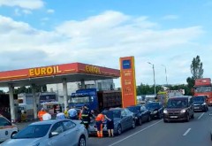 Accident in Blejoi, langa bezinaria Euroil. Patru masini implicate, doua victime