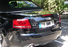 Auto cu numere străine, depistat în Ploiești ca fiind neînmatriculat