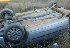 Accident MORTAL in Prahova, pe drumul dintre Valeni si Predeal Sarari. O femeie a murit dupa ce masina in care se afla s-a rasturnat