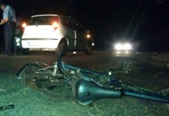 Biciclist lovit mortal de masina, la iesirea din Mizil spre Baba Ana